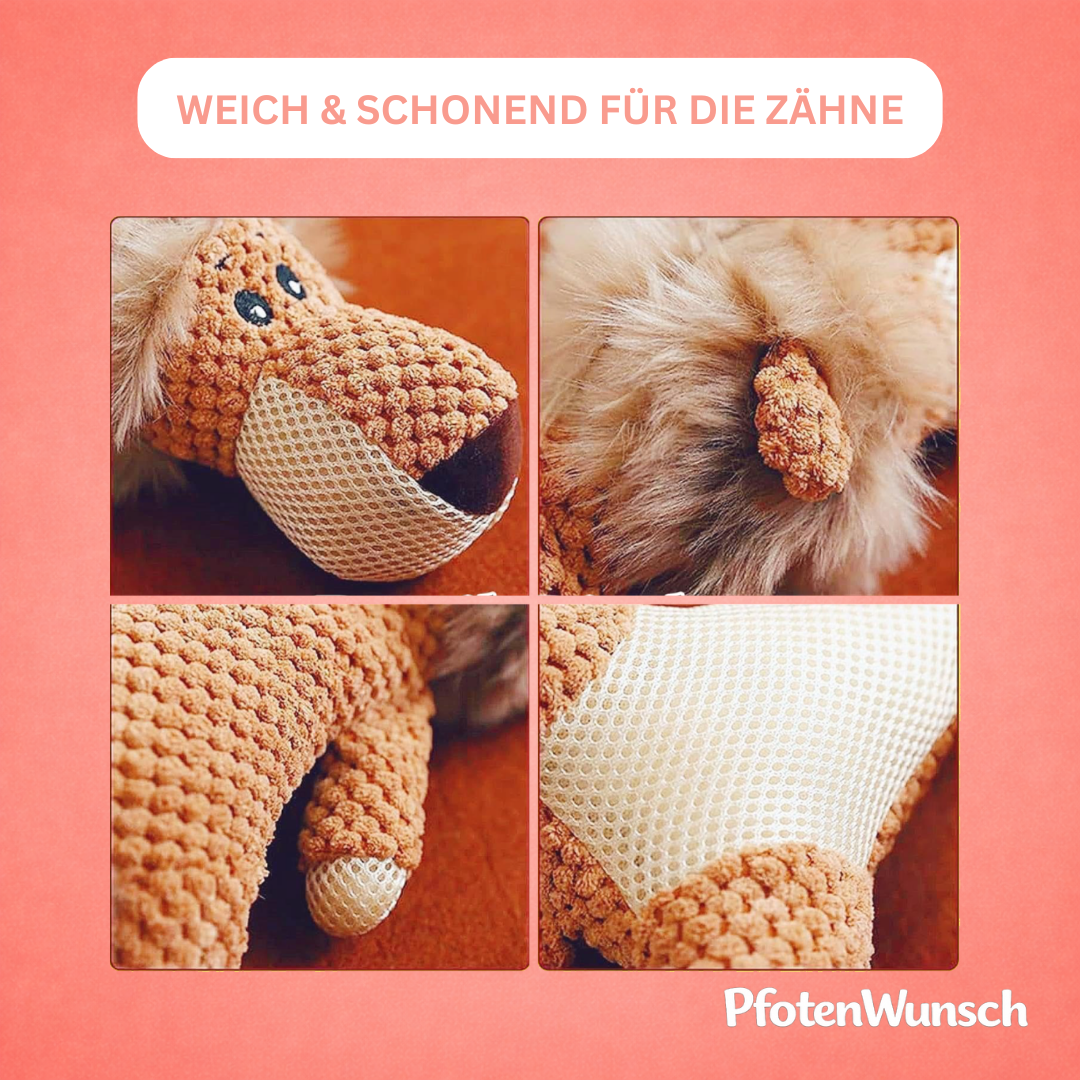 Kuscheltier mit Quietschfunktion
