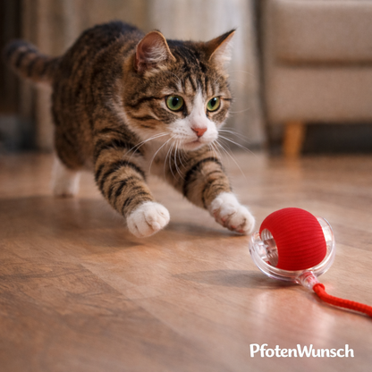Interaktiver Spielball mit Schwanz