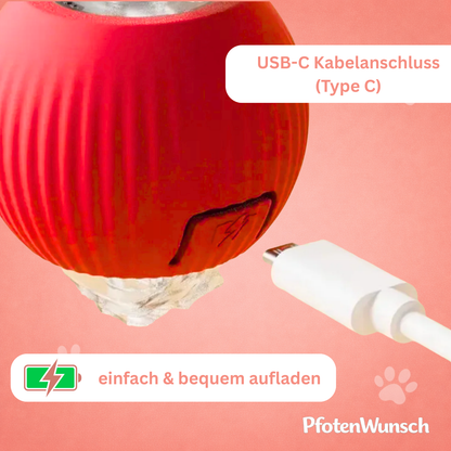 Interaktiver Spielball mit Schwanz