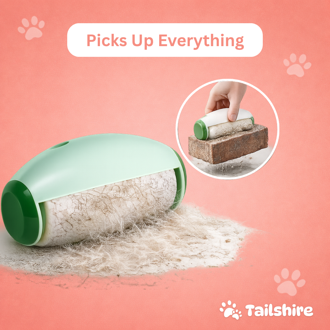 Lint roller picks up everything