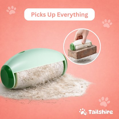 Lint roller picks up everything